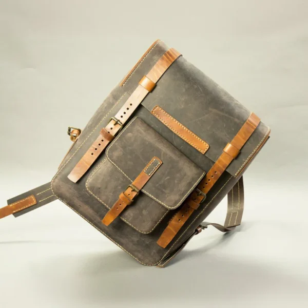 Mothibedi Leather Backpack - Image 3